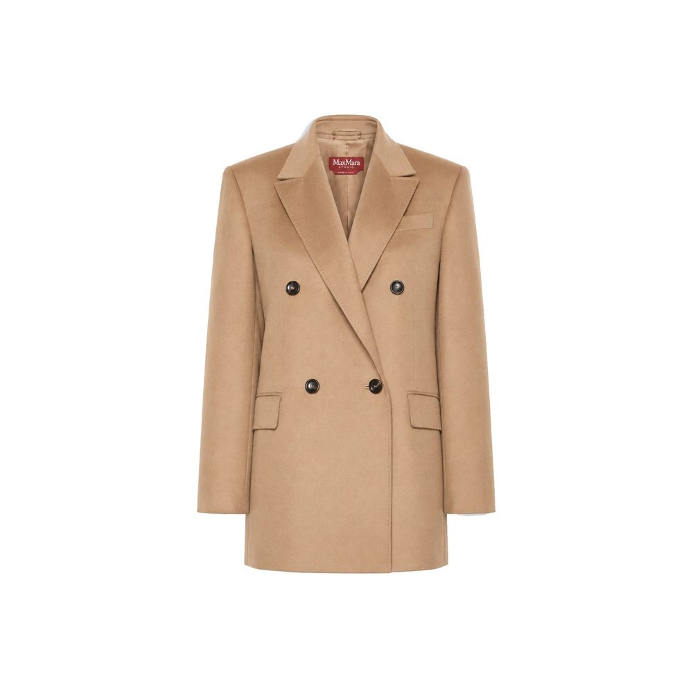 Max Mara Brauner Blazer aus Wolle