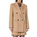Max Mara Brauner Blazer aus Wolle