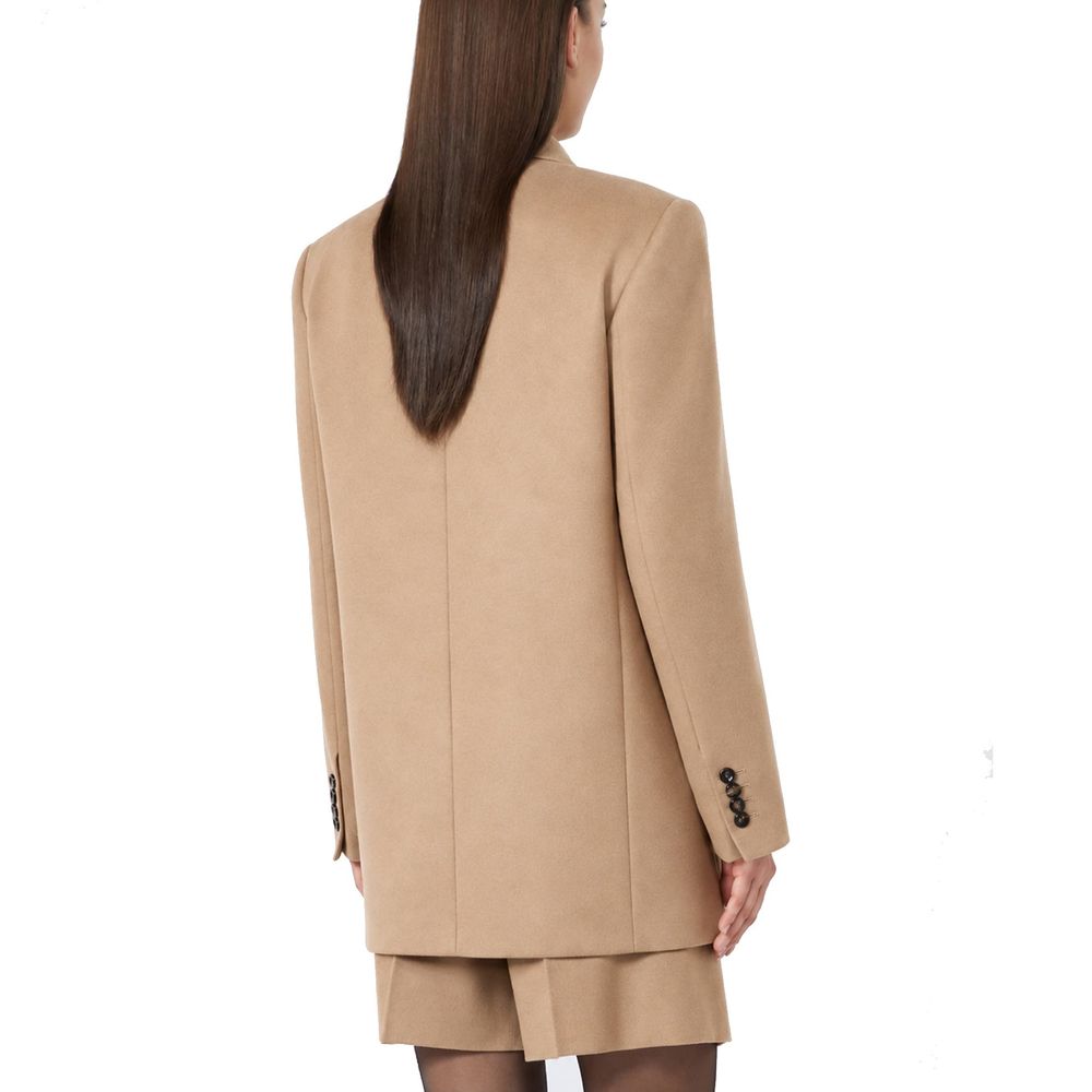 Max Mara Brauner Blazer aus Wolle