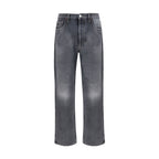 Prada Schwarze Relaxed-Fit-Jeans