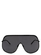 Rick Owens Schwarze Sonnenbrille
