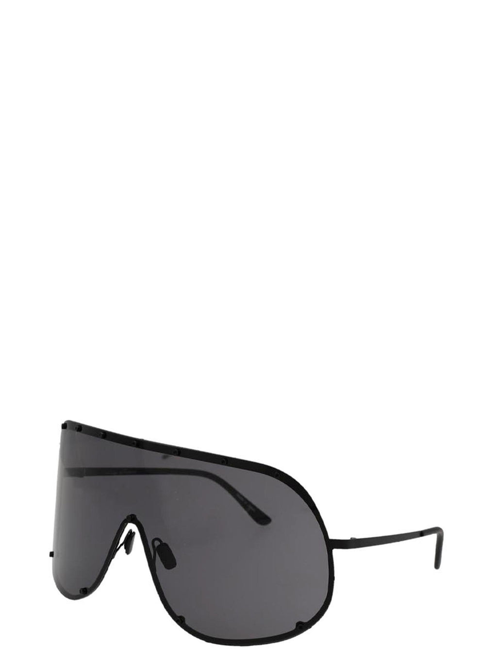 Rick Owens Schwarze Sonnenbrille