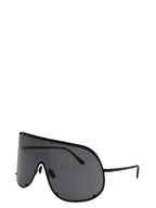 Rick Owens Schwarze Sonnenbrille