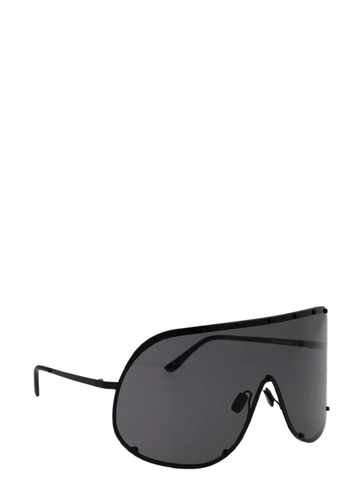 Rick Owens Schwarze Sonnenbrille