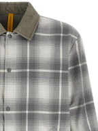 MONCLER GENIUS Graue lange Jacke