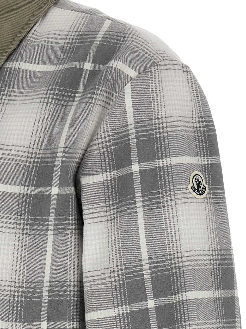 MONCLER GENIUS Graue lange Jacke