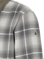 MONCLER GENIUS Graue lange Jacke