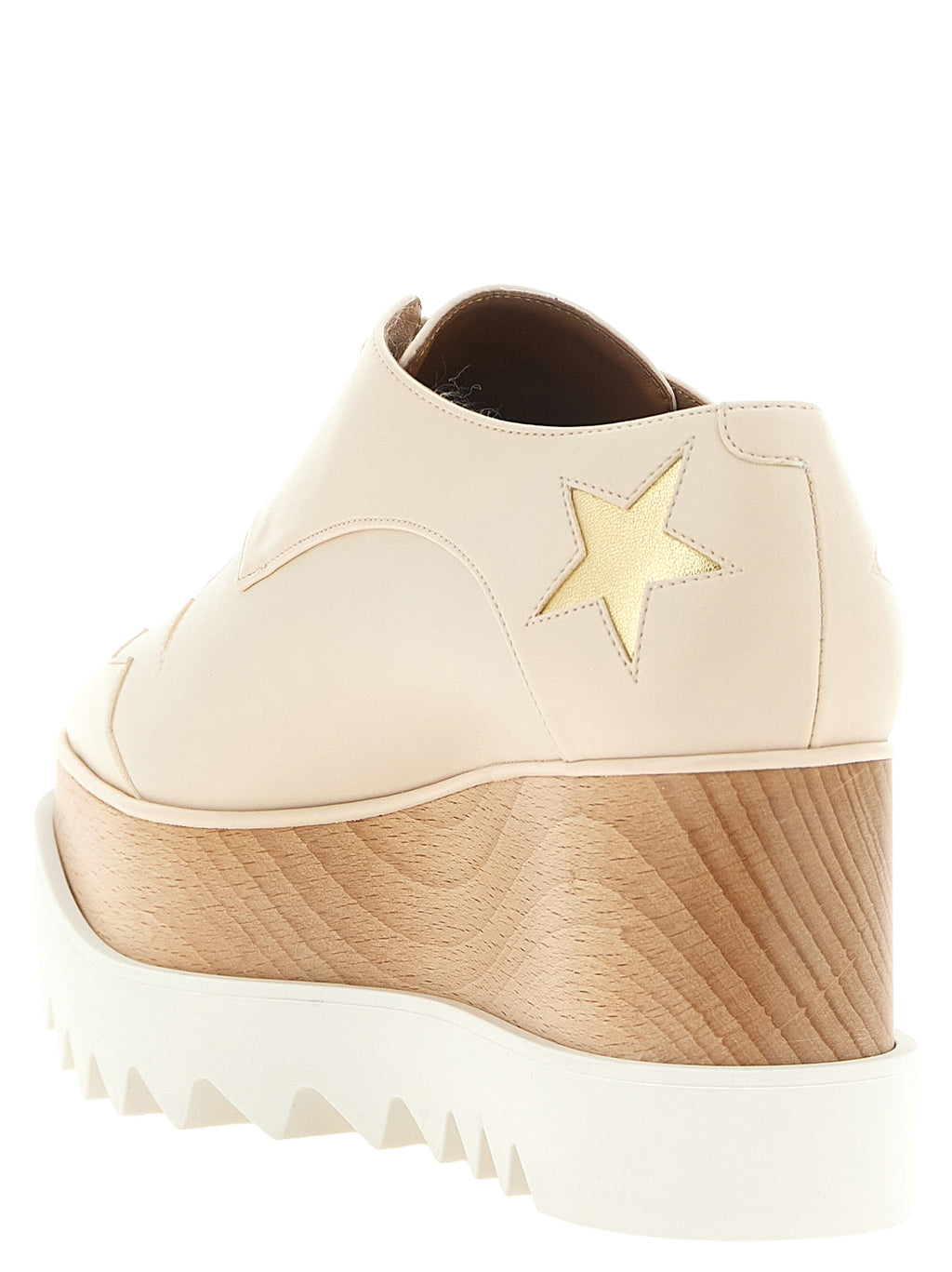 Stella McCartney Weiße Keilsandalen