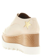 Stella McCartney Weiße Keilsandalen