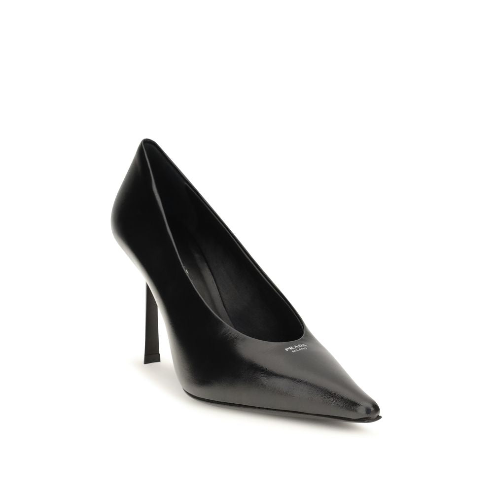 Prada Schwarze Pumps aus Leder