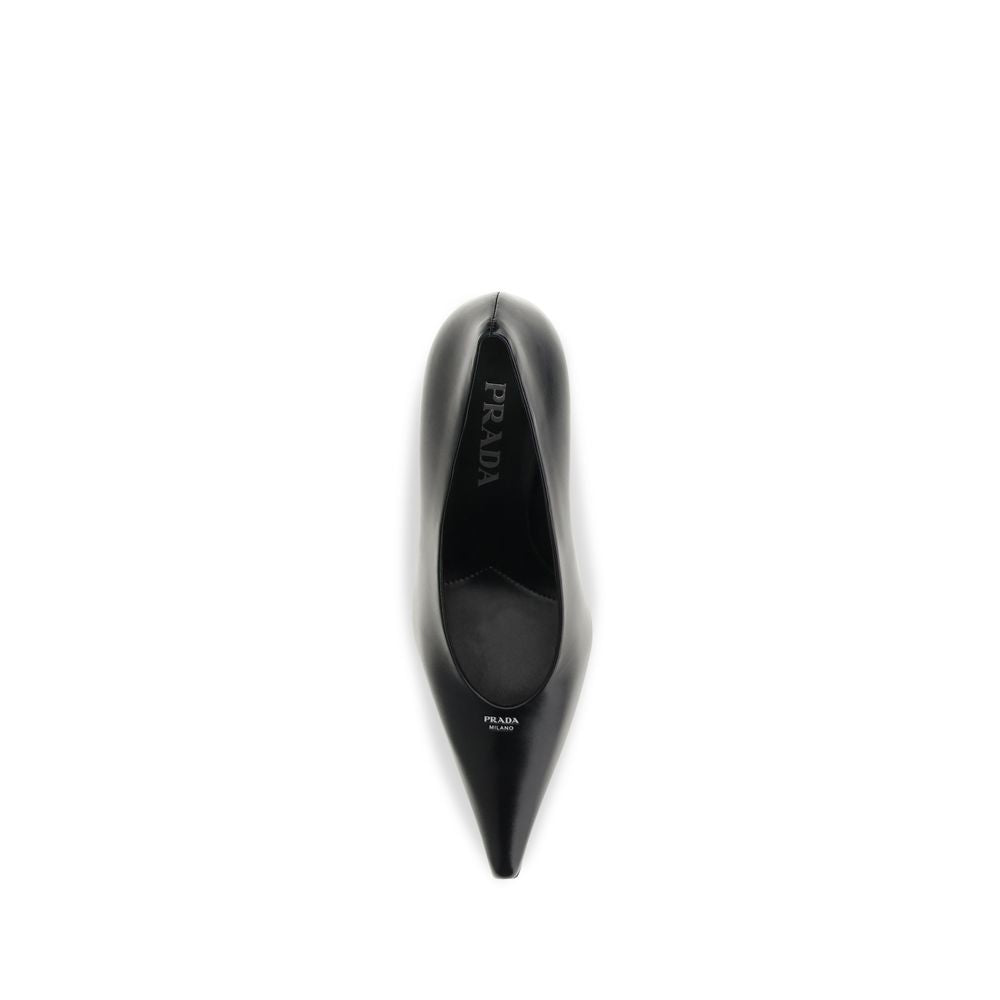 Prada Schwarze Pumps aus Leder