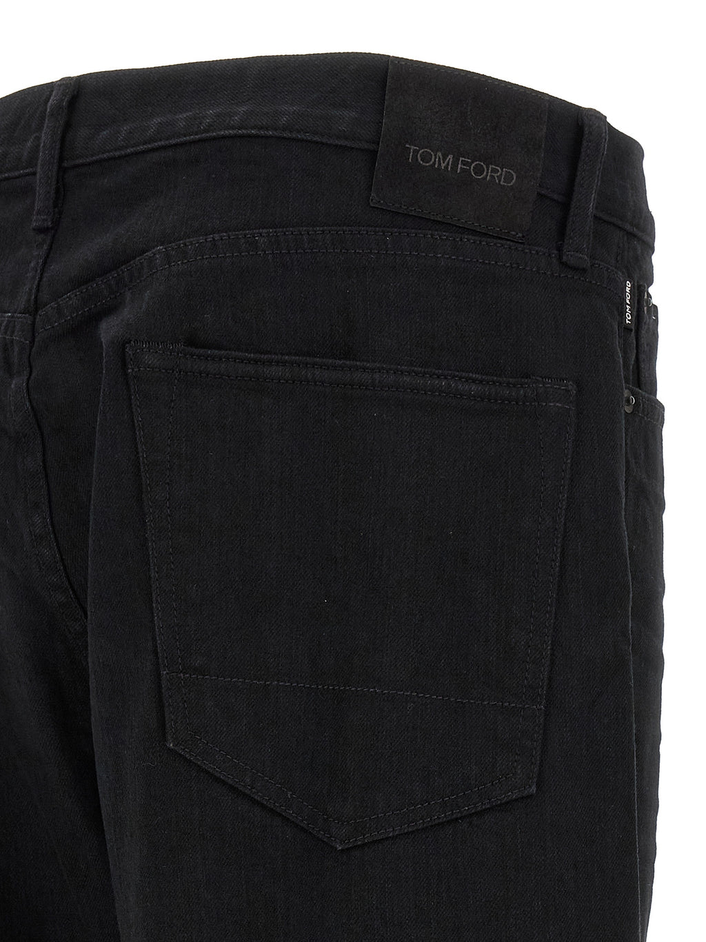 Tom Ford Schwarze Straight-Leg-Jeans