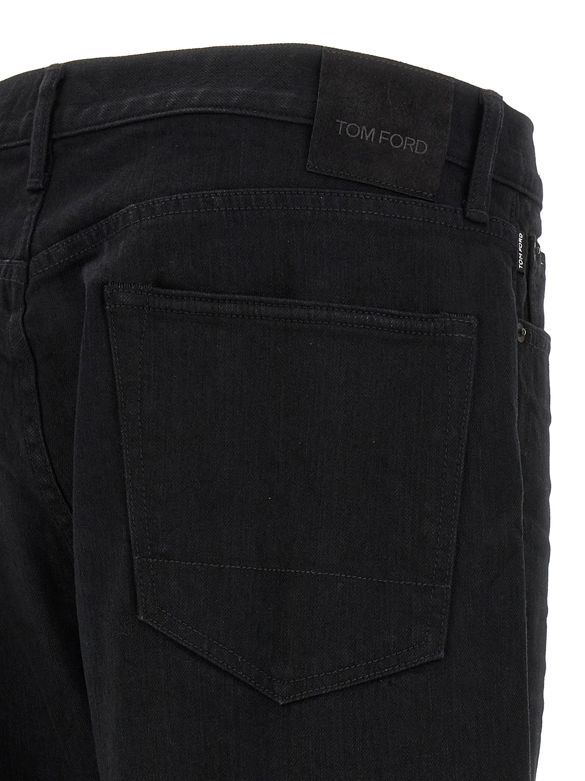 Tom Ford Schwarze Straight-Leg-Jeans