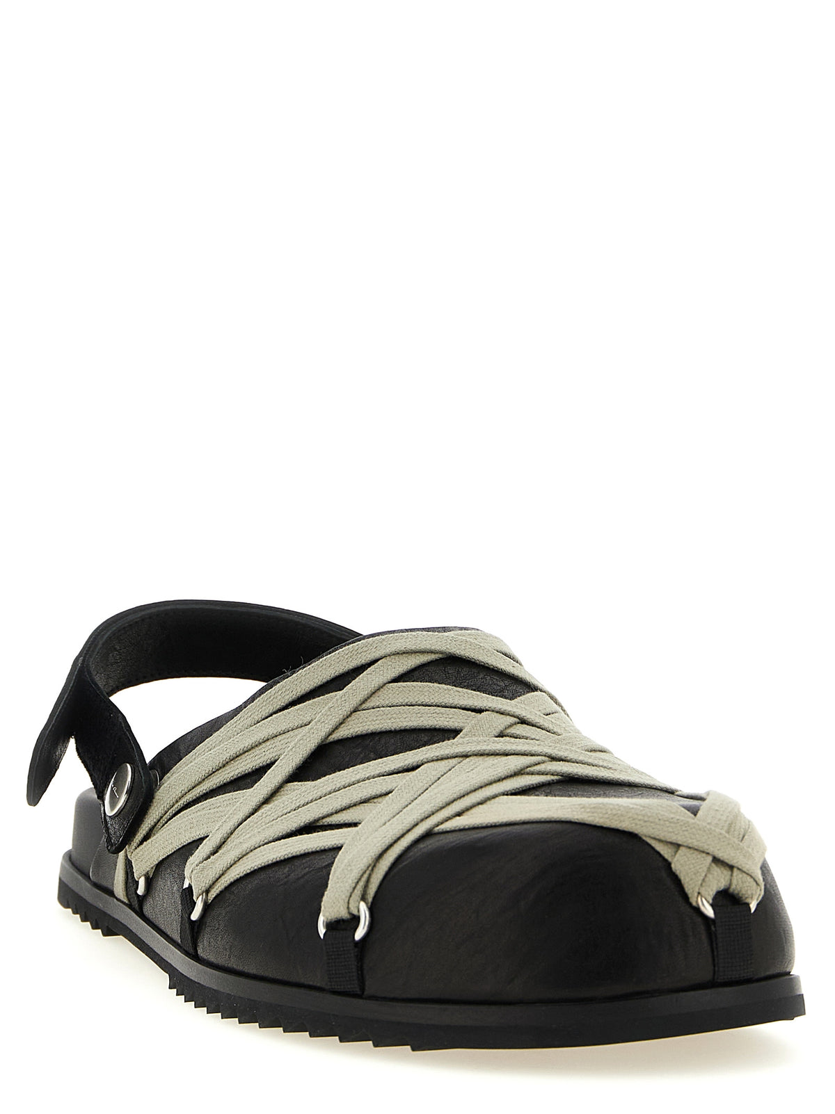 Rick Owens Schwarze Mules