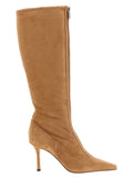 Jimmy Choo Beige Stiefel aus Lammleder
