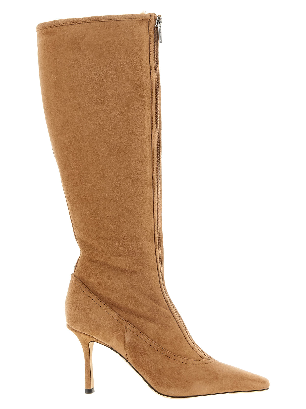 Jimmy Choo Beige Stiefel aus Lammleder