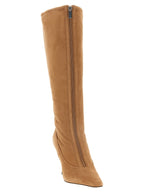 Jimmy Choo Beige Stiefel aus Lammleder