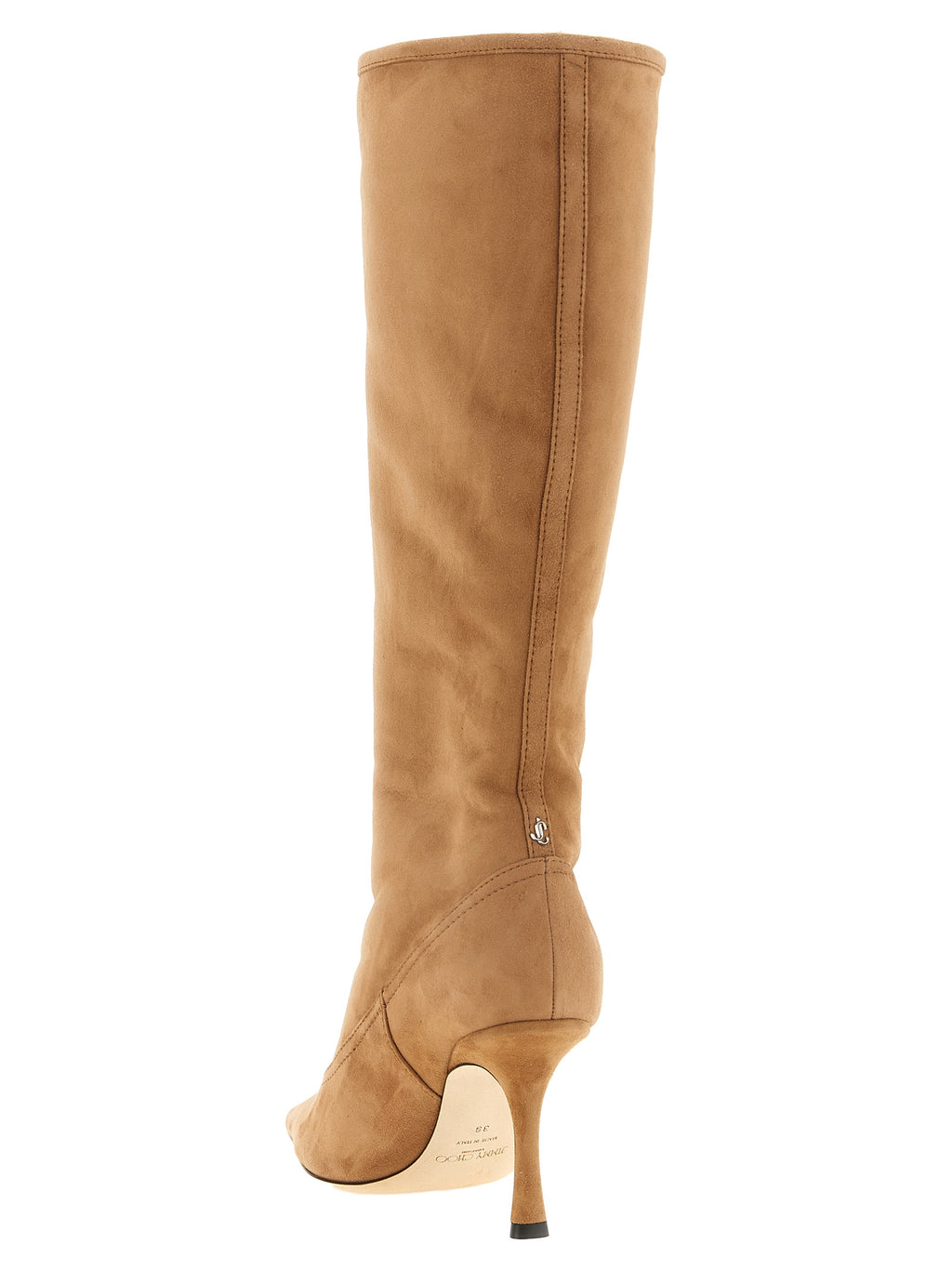 Jimmy Choo Beige Stiefel aus Lammleder