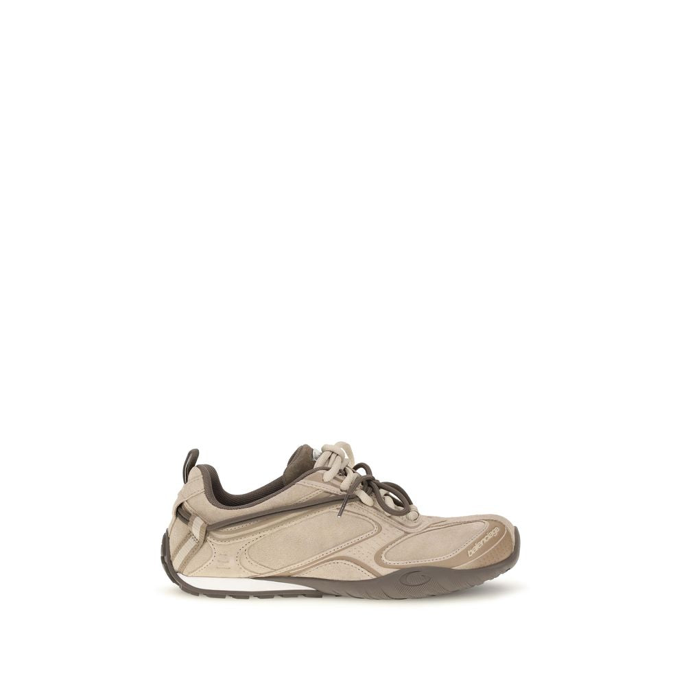 Balenciaga Beige Sneaker aus Wildleder