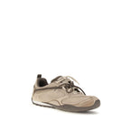 Balenciaga Beige Sneaker aus Wildleder