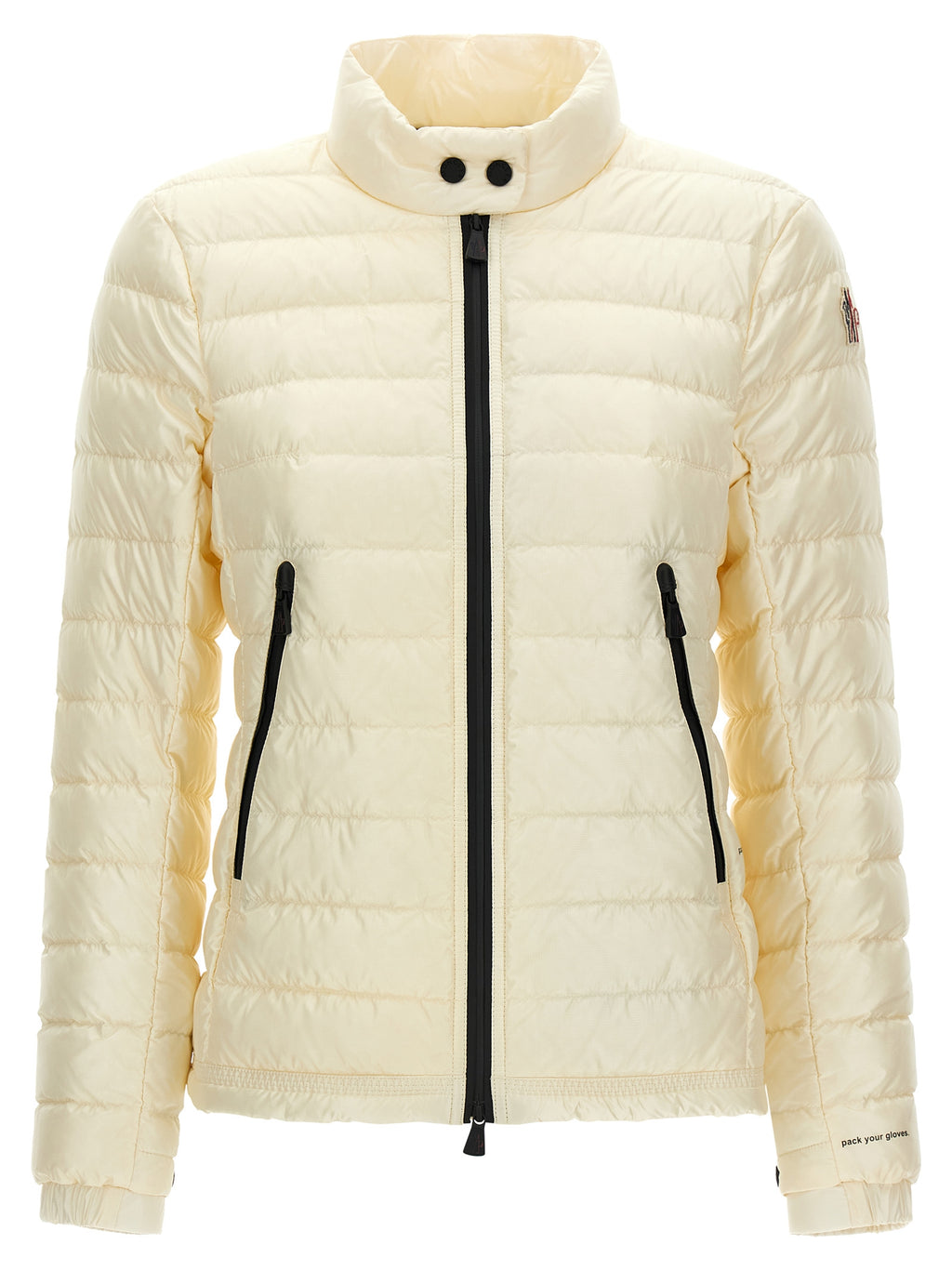 Moncler Grenoble Weiße lange Jacke