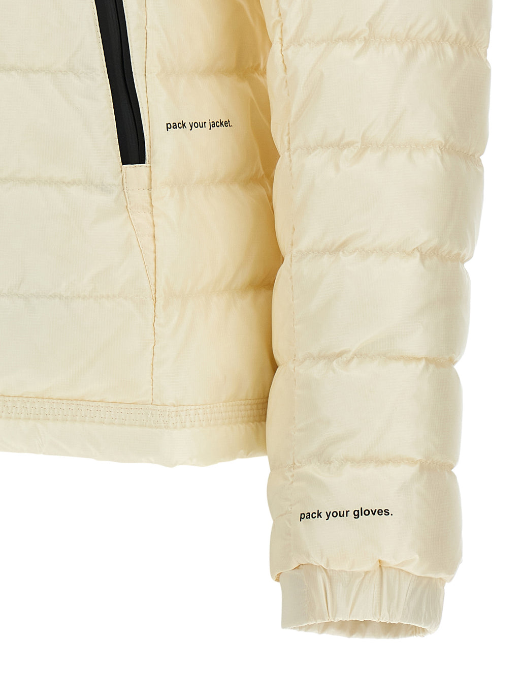 Moncler Grenoble Weiße lange Jacke
