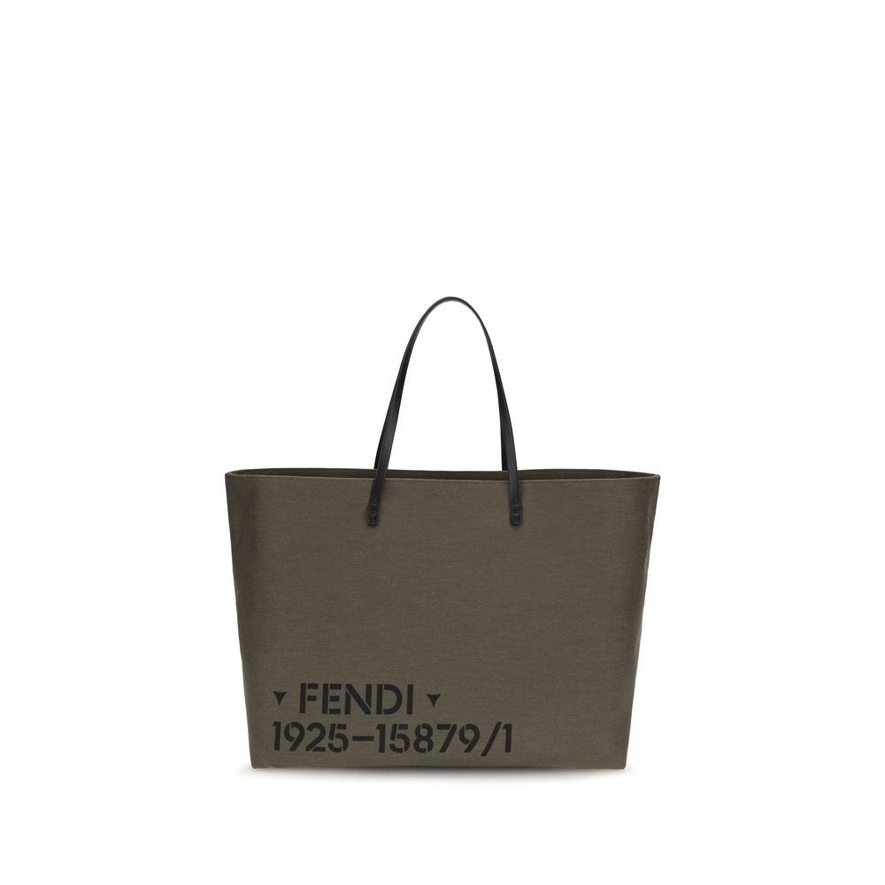 Fendi Zweifarbige Schultertasche