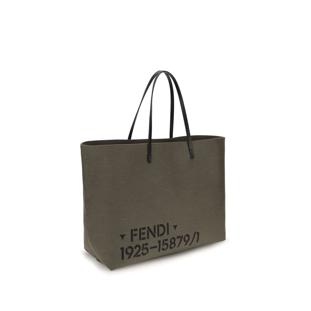 Fendi Zweifarbige Schultertasche