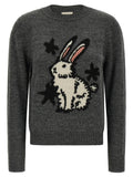 Max Mara Graue Strickjacke