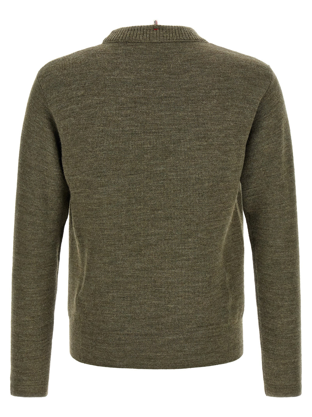 Moncler Grenoble Zweifarbige Strickjacke aus Wolle