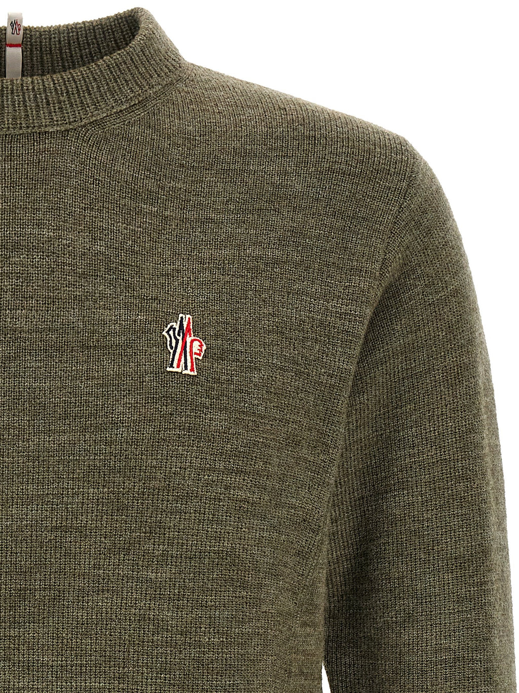 Moncler Grenoble Zweifarbige Strickjacke aus Wolle