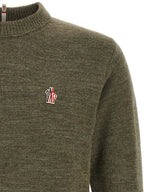 Moncler Grenoble Zweifarbige Strickjacke aus Wolle