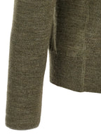 Moncler Grenoble Zweifarbige Strickjacke aus Wolle