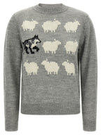 Max Mara Graue Strickjacke