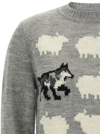 Max Mara Graue Strickjacke