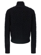 Max Mara Schwarze Strickjacke aus Wolle