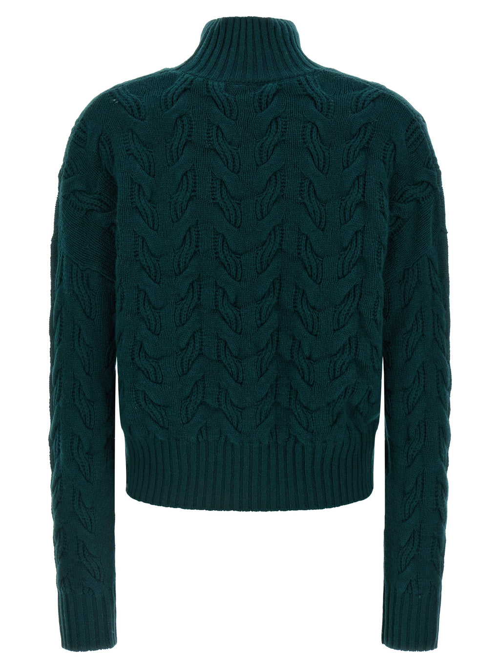 Max Mara Zweifarbige Strickjacke aus Wolle
