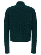 Max Mara Zweifarbige Strickjacke aus Wolle