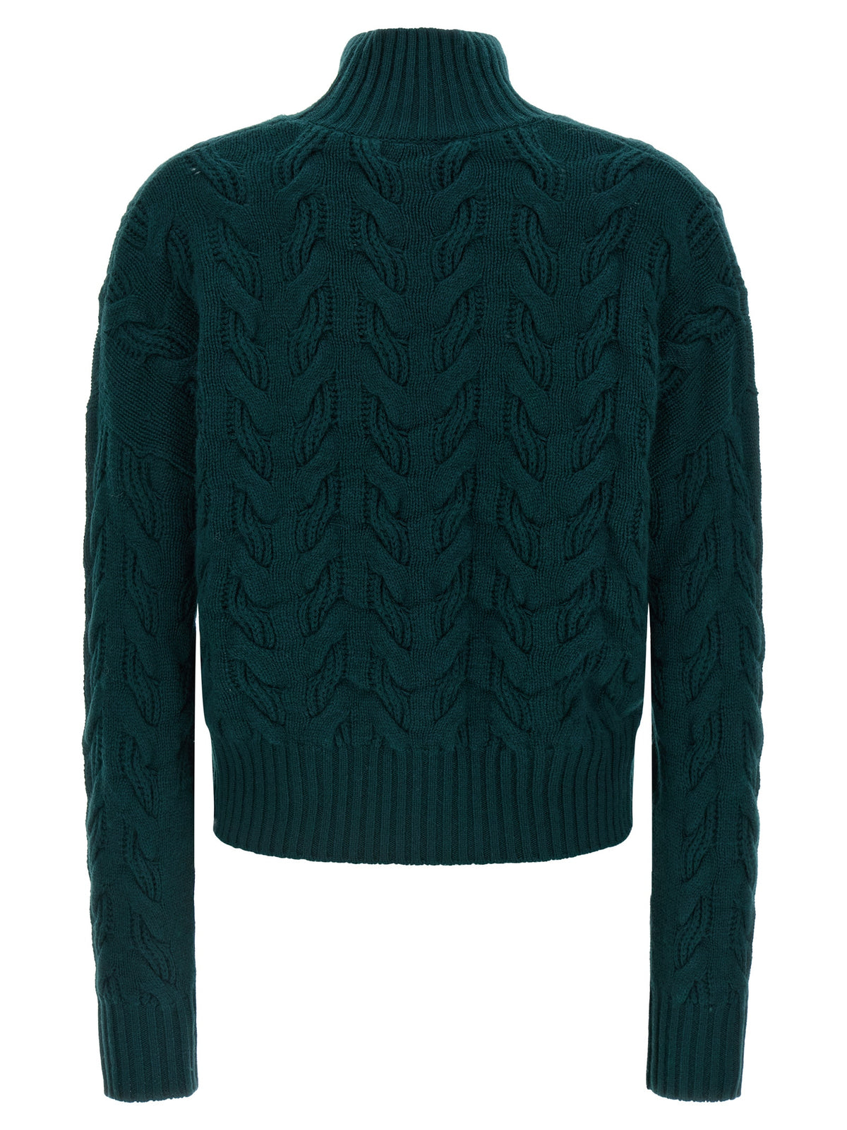 Max Mara Zweifarbige Strickjacke aus Wolle