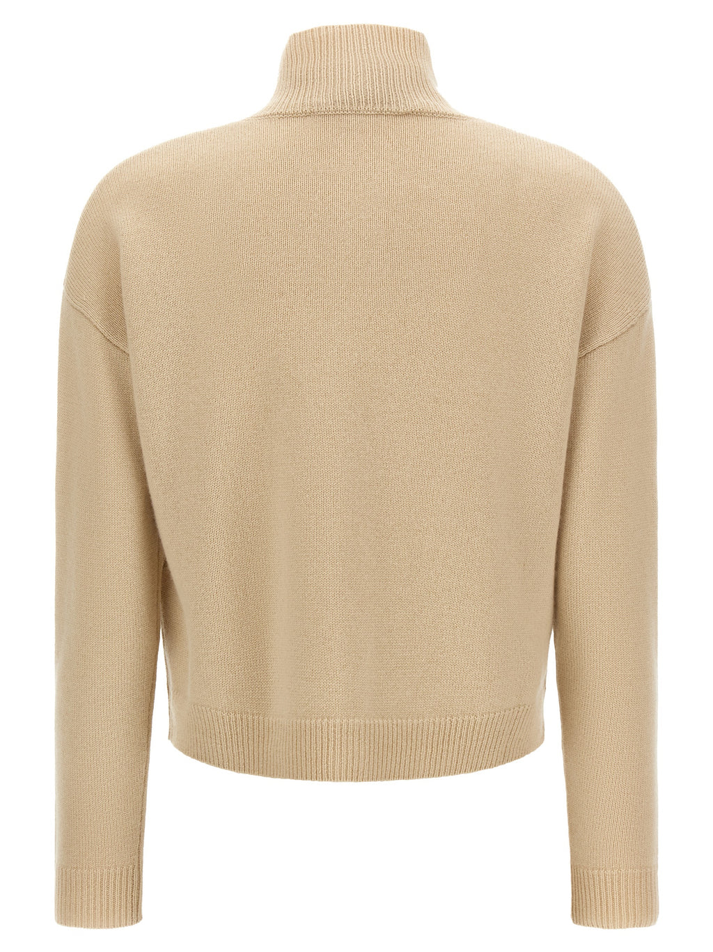 Max Mara Beige Strickjacke aus Wolle