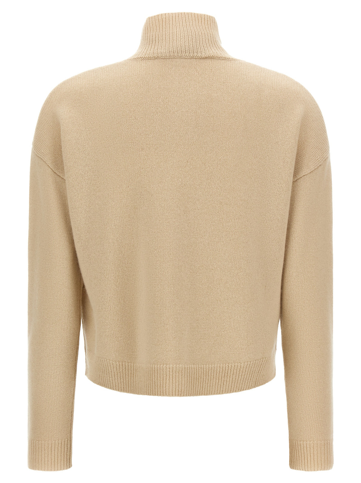 Max Mara Beige Strickjacke aus Wolle