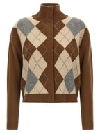 Max Mara Braune Strickjacke aus Wolle