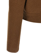 Max Mara Braune Strickjacke aus Wolle