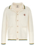 Casablanca Weiße Strickjacke