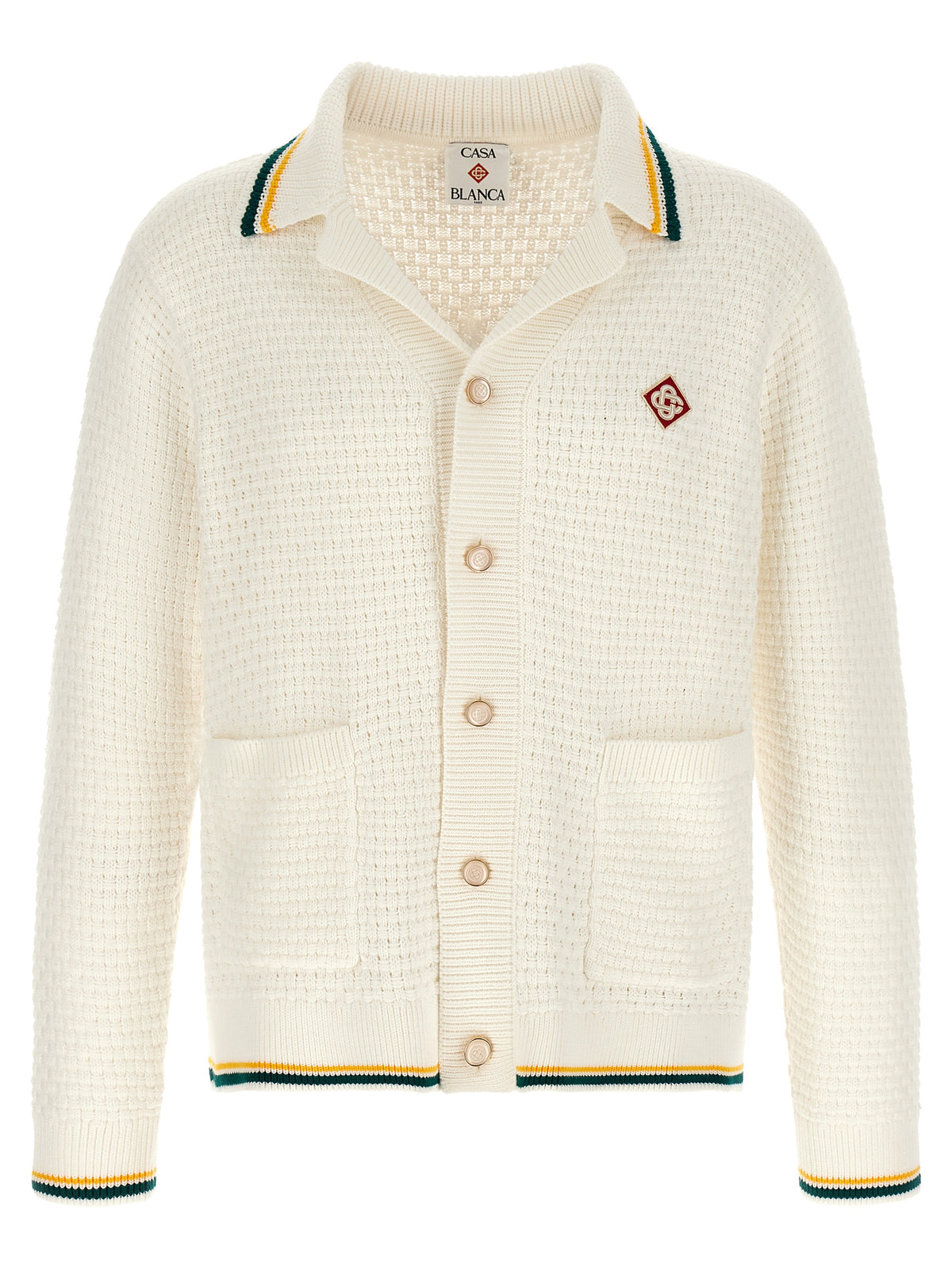 Casablanca Weiße Strickjacke