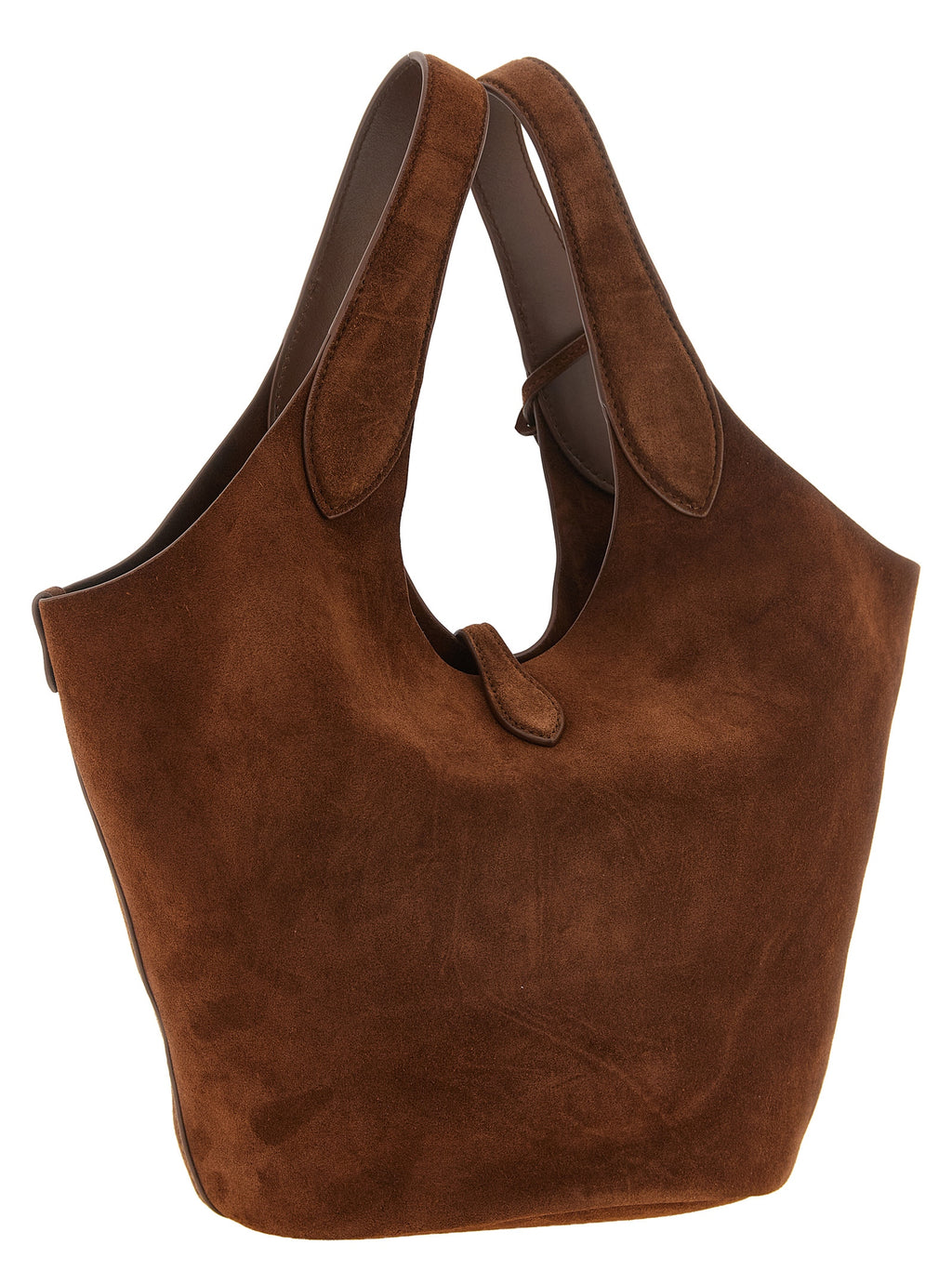 Polo Ralph Lauren Brauner Shopper aus Kalbsleder