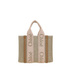 Chloé Beige Handtasche aus Leinen