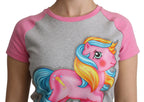 Graues und rosa Baumwoll-T-Shirt My Little Pony Top