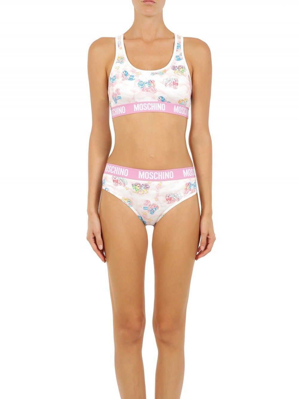 Weißer zweiteiliger Schlafanzug My Little Pony Bikini