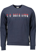 Blaues Baumwoll-Sweatshirt für Herren